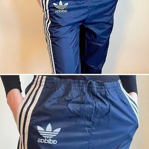 small vintage nylon Adidas track pants