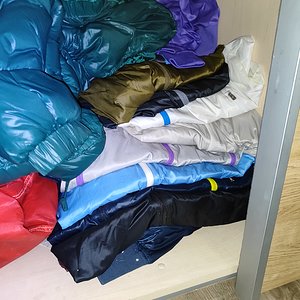 Around 90 Shiny Nylon Nike Windrunner / Windbreaker too choose from.