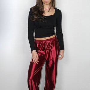 Silky pants