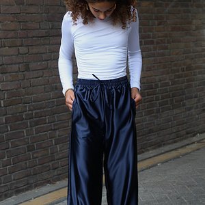 Navy Silky pants