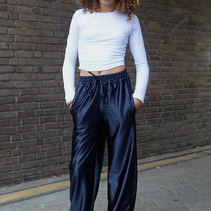 Navy Silky pants