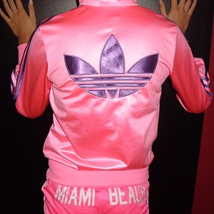 bluzy bluza rozowa adidas mega