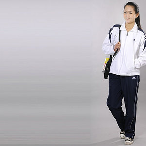 2012 Adidas tracksuit womens white black travel bag