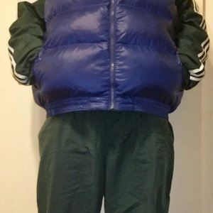 Adidas shellsuit puffer vest