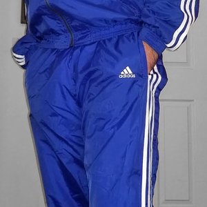 Blue adidas