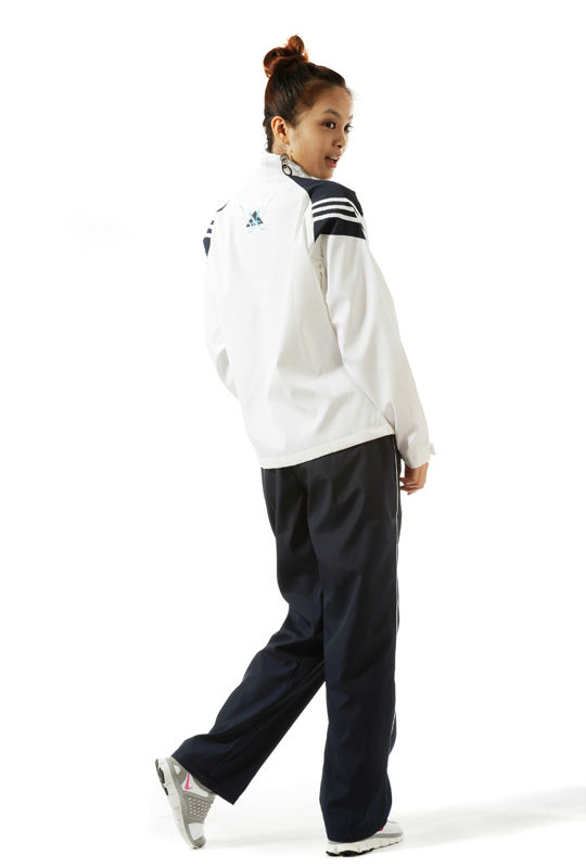 2012 Adidas tracksuit womens white oh