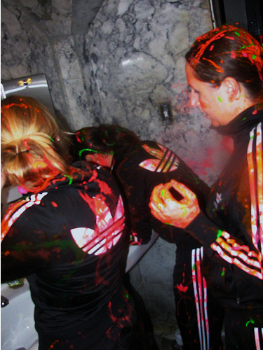 adidas paint party