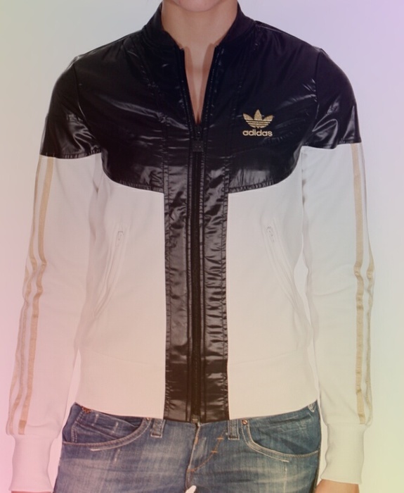 adidas shiny jacket