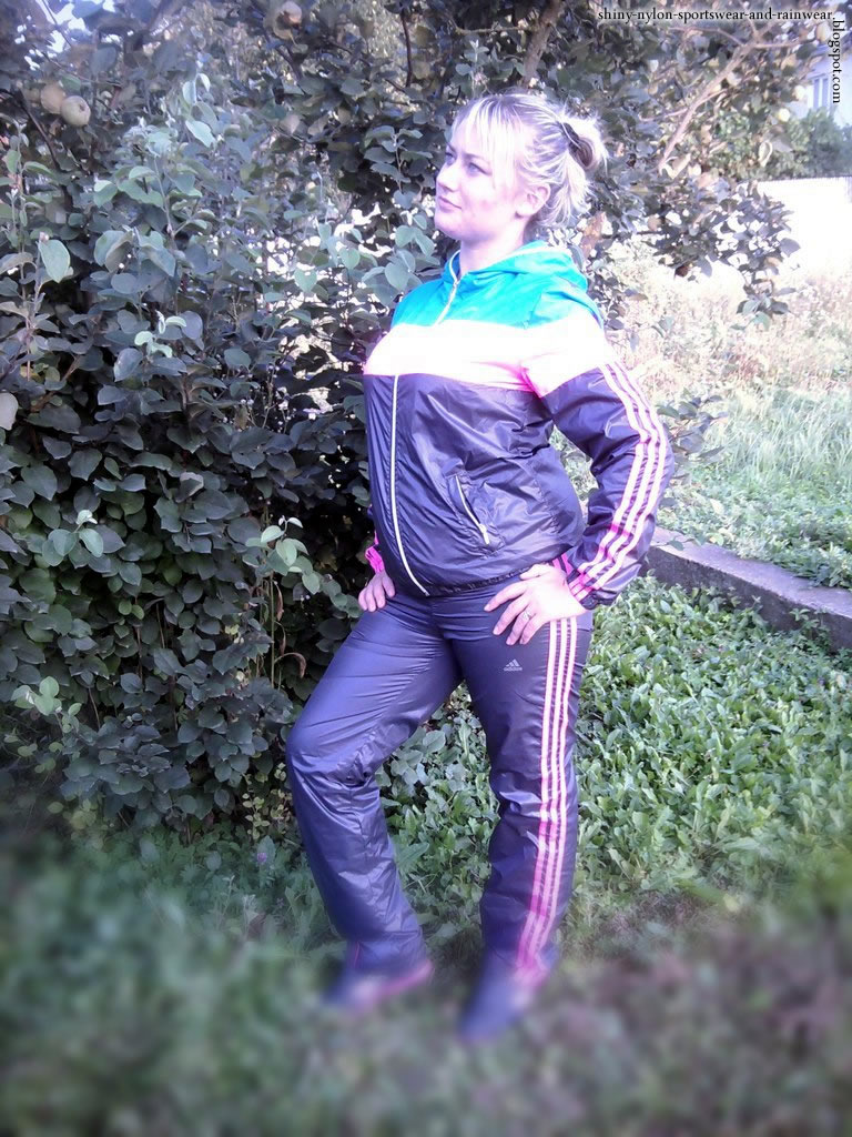 Adidas cheap nylon tracksuit