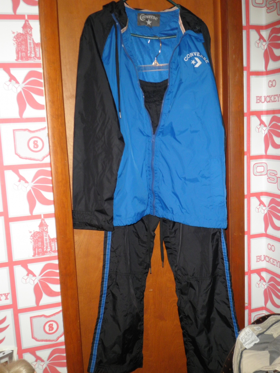 Black & Blue Converse Tracksuit 1