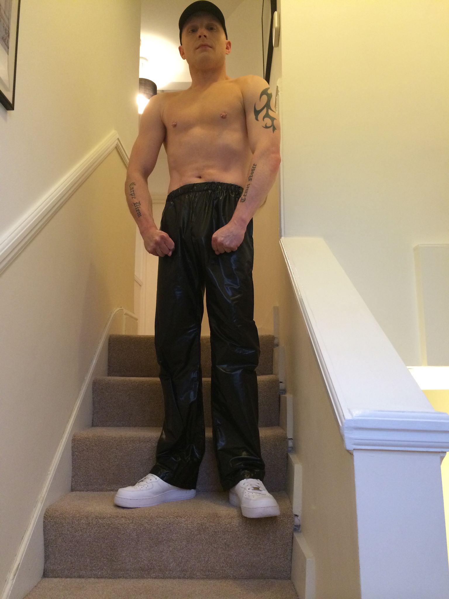 nylon trackies