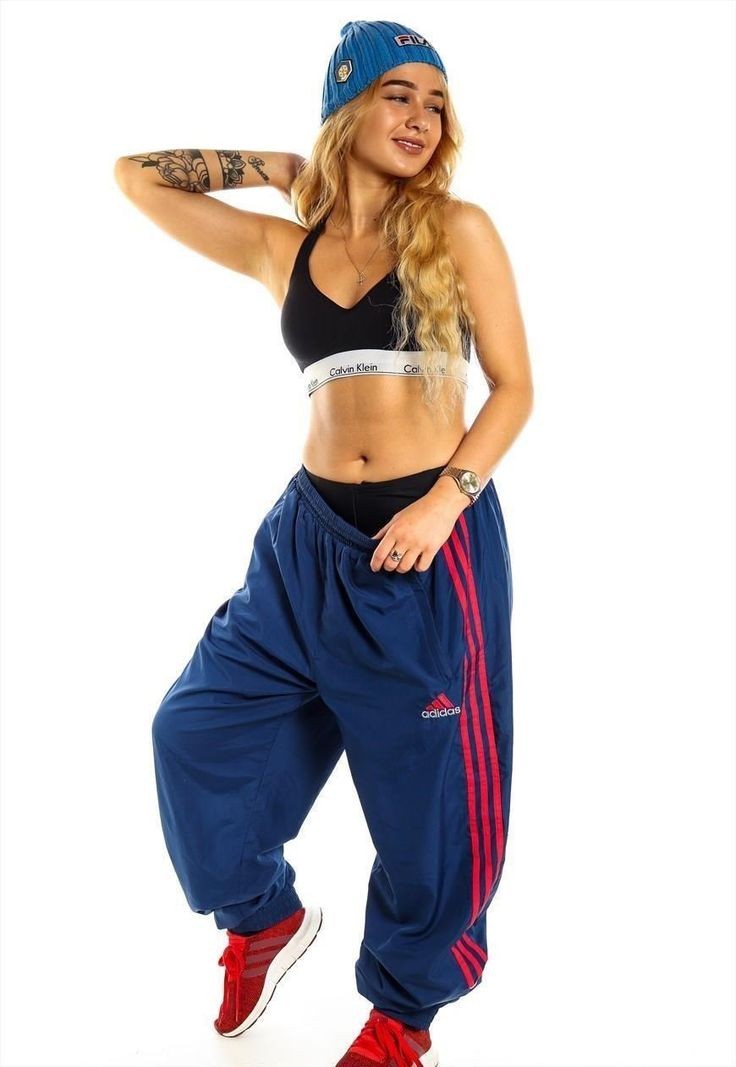 Blue Adidas Pants