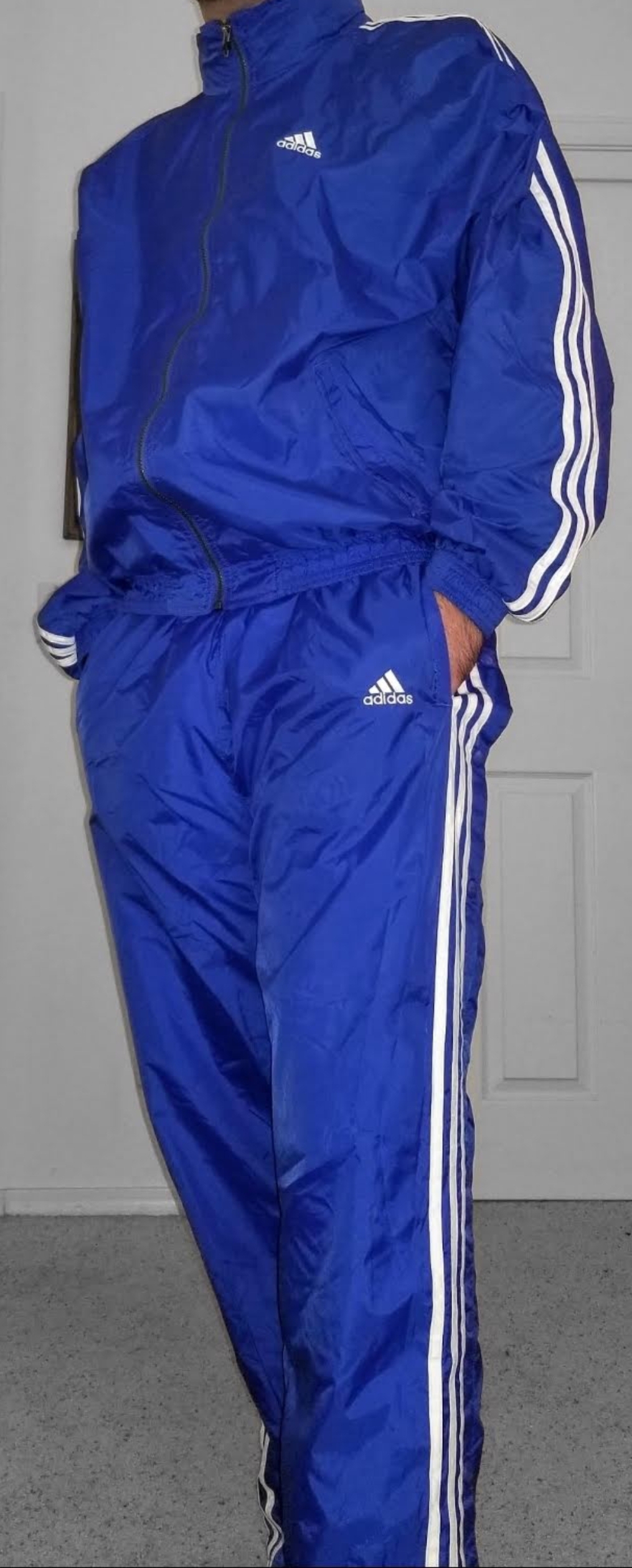 Blue adidas