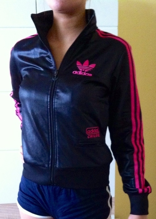 Girl in Adidas Chile jacket