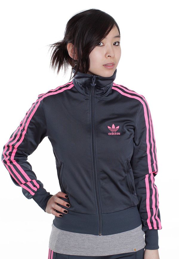 Pink and deals grey adidas jacket