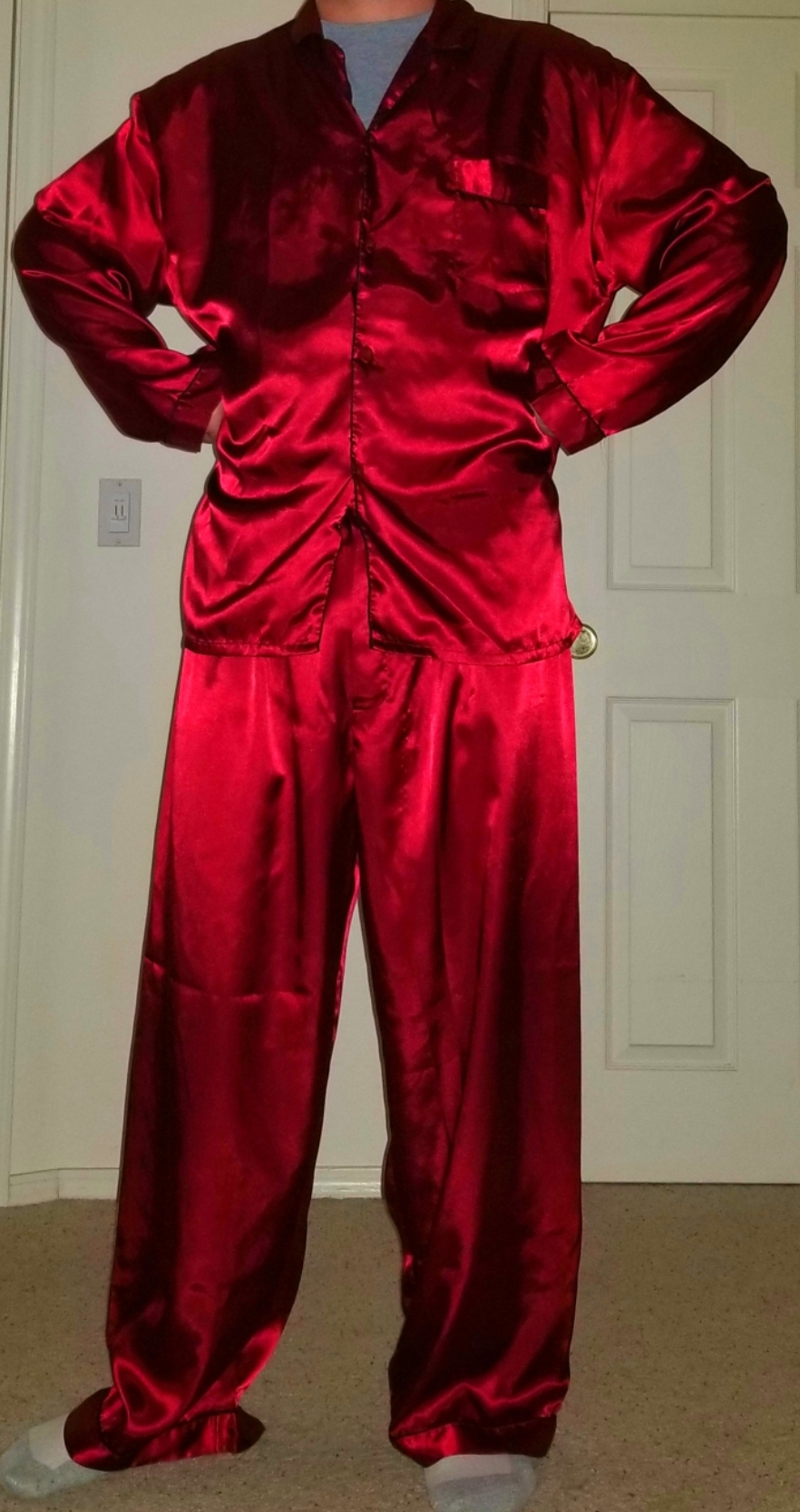 New satin pjs