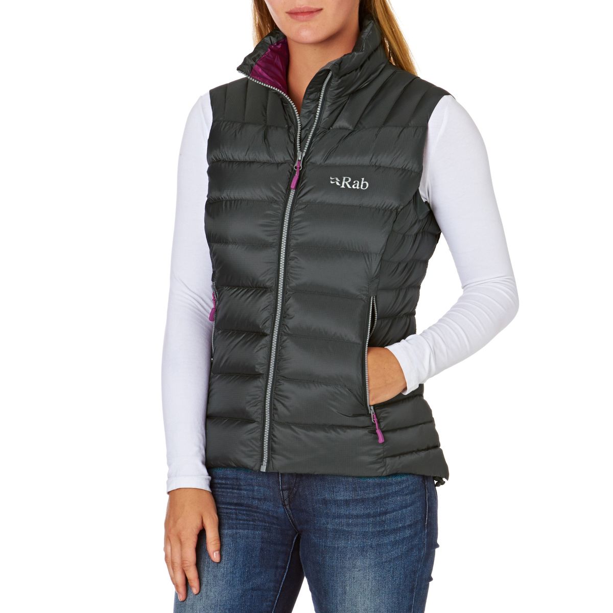 Rab womens electron jacket cheap graphene peony