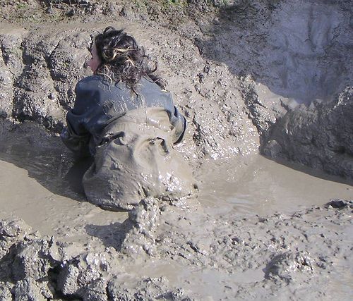 Rubber suit mud time. Can't wait.  :D